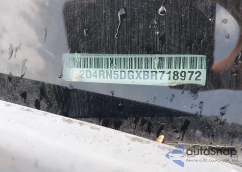 2011 Dodge Grand Caravan Crew from USA, damaged, VIN 2D4RN5DGXBR718972